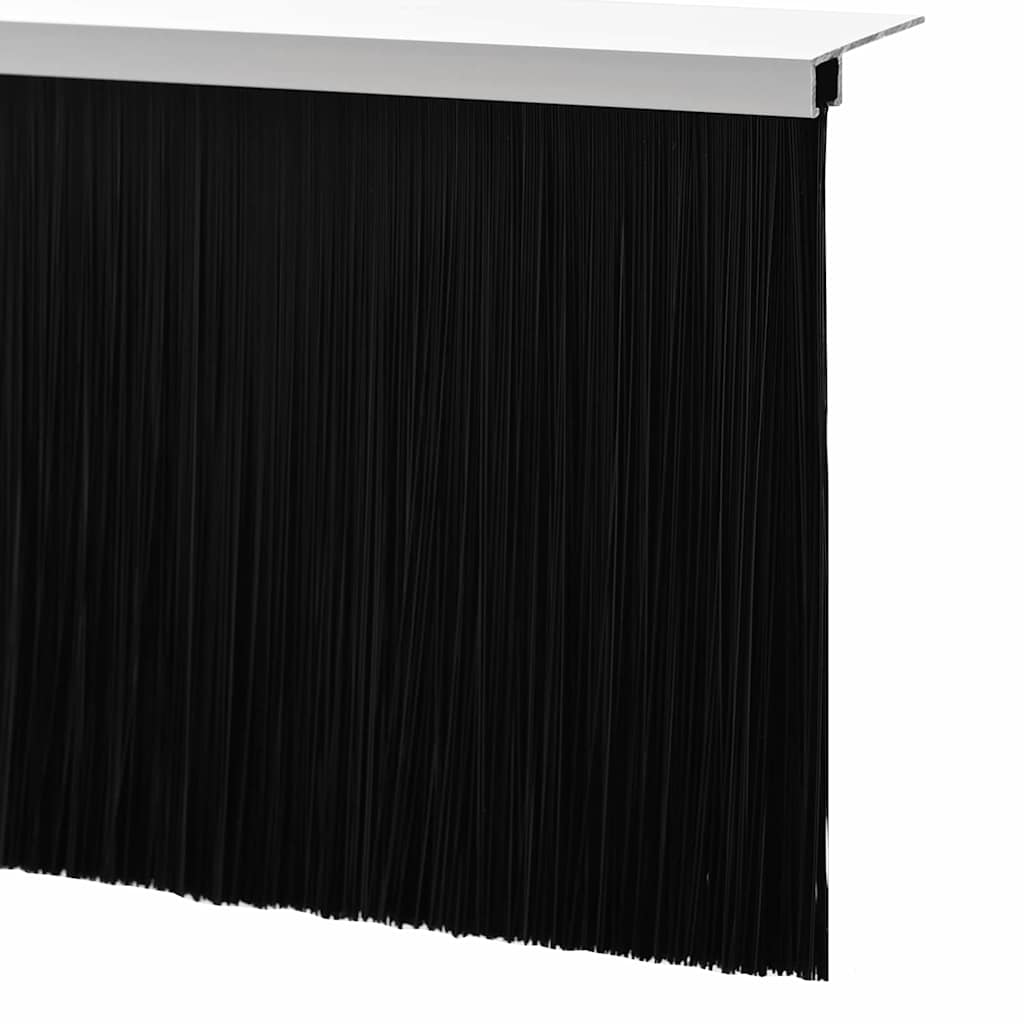 Skruemonterede dørbørste tætninger 6 pcs Hvid 100 cm