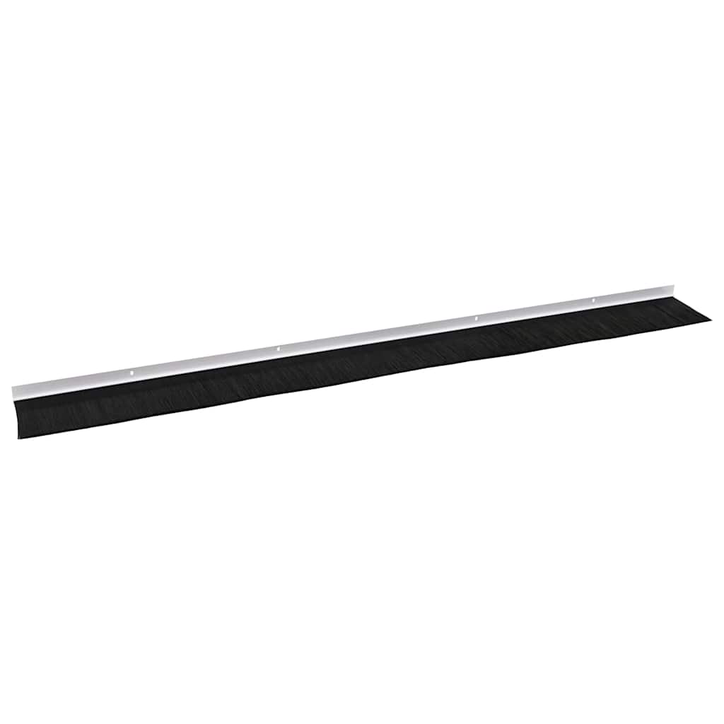 Skruemonterede dørbørste tætninger 6 pcs Hvid 100 cm