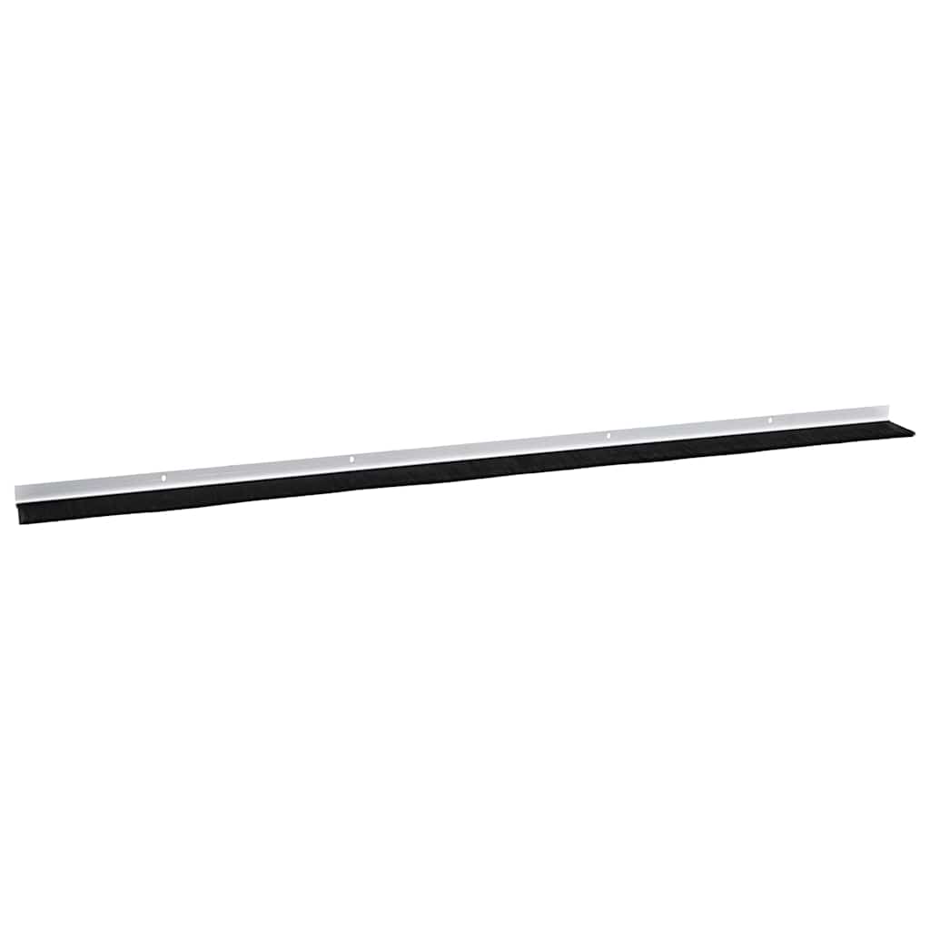 Skruemonterede dørbørste tætninger 12 pcs Hvid 100 cm