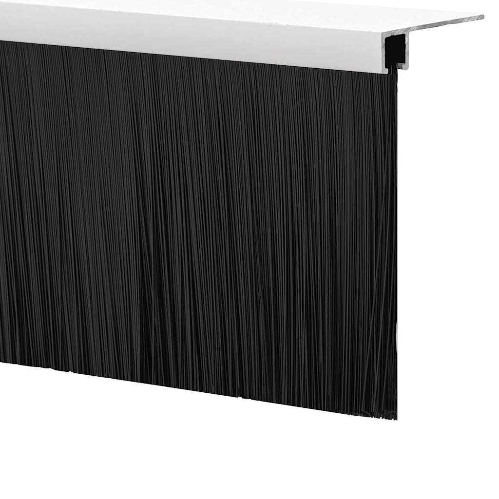 Skruemonterede dørbørste tætninger 12 pcs Hvid 100 cm