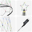 LED juletræ med 455 LED'er med stativ Flerfarvet 399 cm Metal