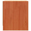 Sengeborde 2 stk. Voks brun 40 x 30.5 x 35.5 cm Fyrretræ