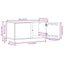 TV-skab Voks brun 80 x 35 x 40,5 cm Massiv fyrretræ