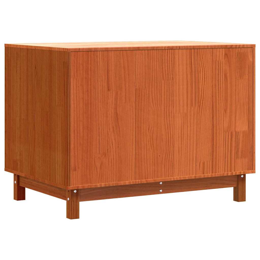 Hundehus Voks brun 90 x 60 x 67 cm Massiv fyrretræ