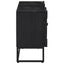TV-skab Sort 105 x 30 x 54 cm Massivt Mango Træ og Ingeniørtræ