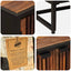 Highboard 53 x 30 x 95 cm Massivt Mango Træ og Ingeniørtræ