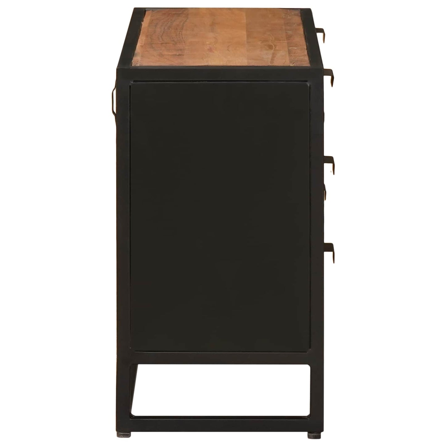 Skuffeskab 75 x 30 x 54 cm Massivt Mango Træ og Ingeniørtræ