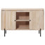 Sideboard 105 x 30 x 65 cm Massivt Mango Træ og Ingeniørtræ