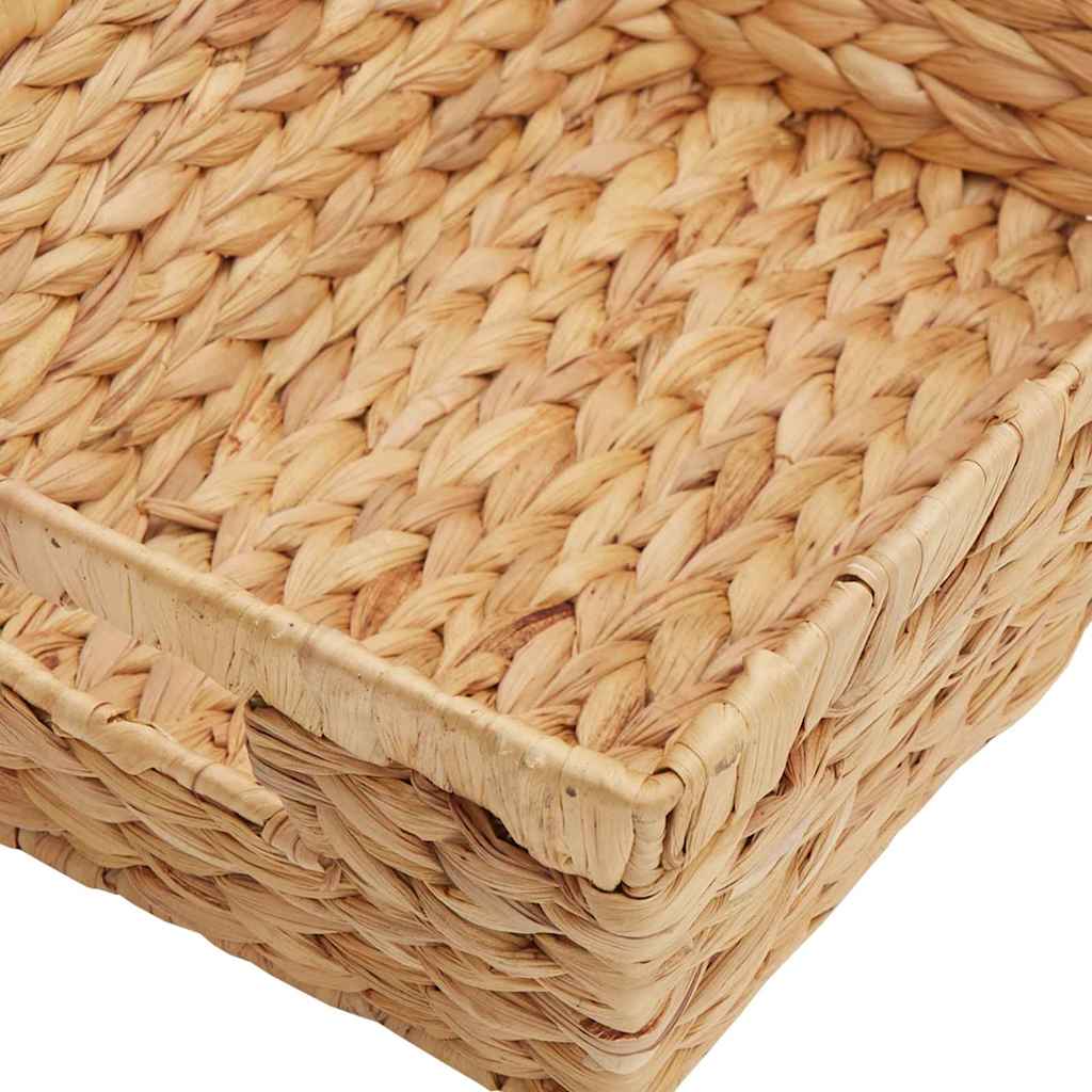 Opbevaringskurve 2 pcs Naturfarvet 38 x 28 x 15 cm Vandhyacint