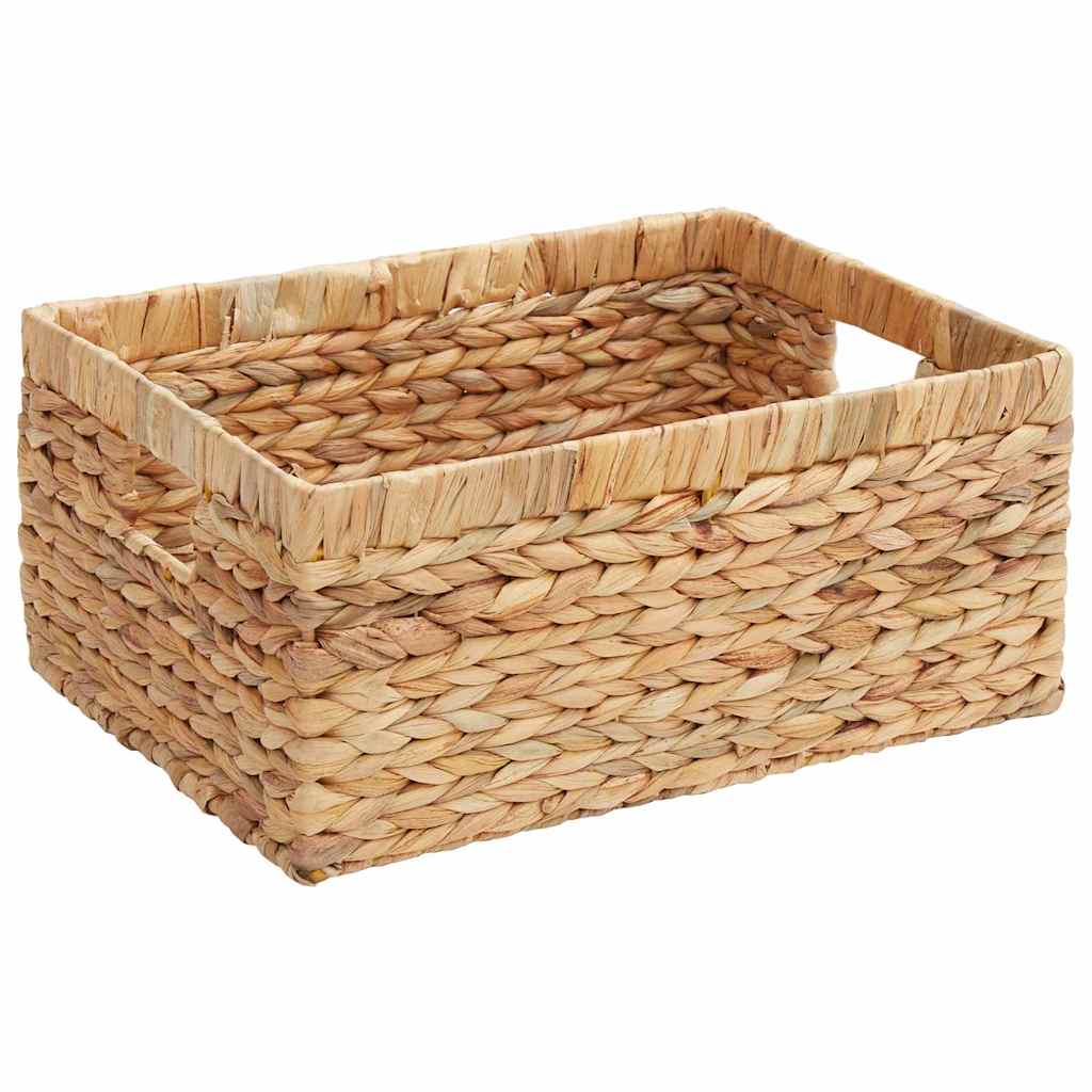 Opbevaringskurve 3 pcs Naturfarvet Vandhyacint