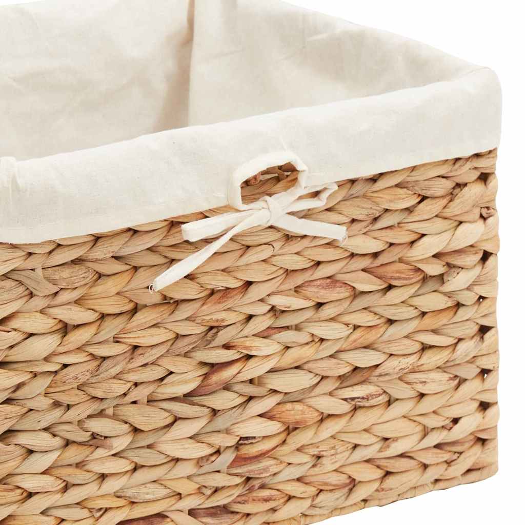 Opbevaringskurve 3 pcs Naturfarvet Vandhyacint
