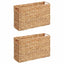 Magasinkurve 2 pcs Naturfarvet 39 x 14 x 25 cm Vandhyacint