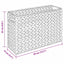 Magasinkurve 2 pcs Naturfarvet 39 x 14 x 25 cm Vandhyacint