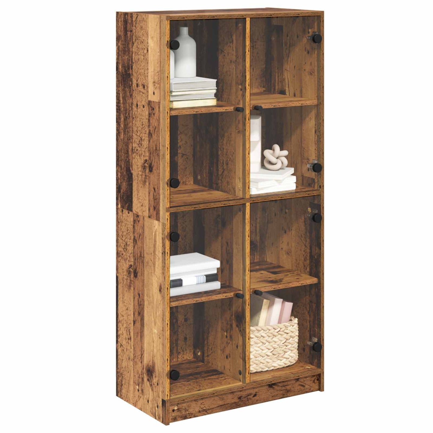 Highboard Gammelt træ 68 x 37 x 142 cm Konstrueret træ