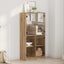 Highboard Artisan Egetræ 68 x 37 x 142 cm Konstrueret træ