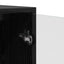 Highboard Sort eg 68 x 37 x 142 cm Konstrueret træ