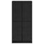 Highboard Sort eg 68 x 37 x 142 cm Konstrueret træ