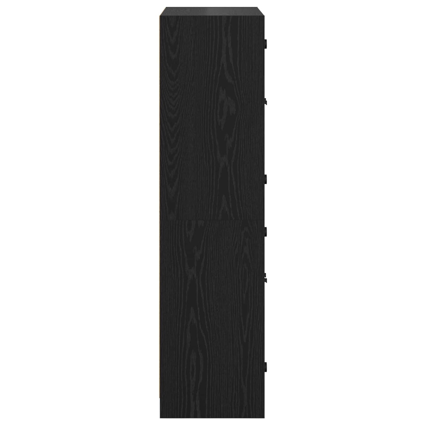 Highboard Sort eg 68 x 37 x 142 cm Konstrueret træ