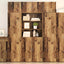Highboard Gammelt træ 80 x 42,5 x 185 cm Konstrueret træ