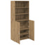 Highboard Artisan Egetræ 80 x 42,5 x 185 cm Konstrueret træ