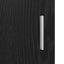 Highboard Sort eg 80 x 42,5 x 185 cm Konstrueret træ