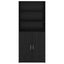 Highboard Sort eg 80 x 42,5 x 185 cm Konstrueret træ