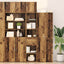 Highboard Gammelt træ 40 x 42,5 x 185 cm Konstrueret træ