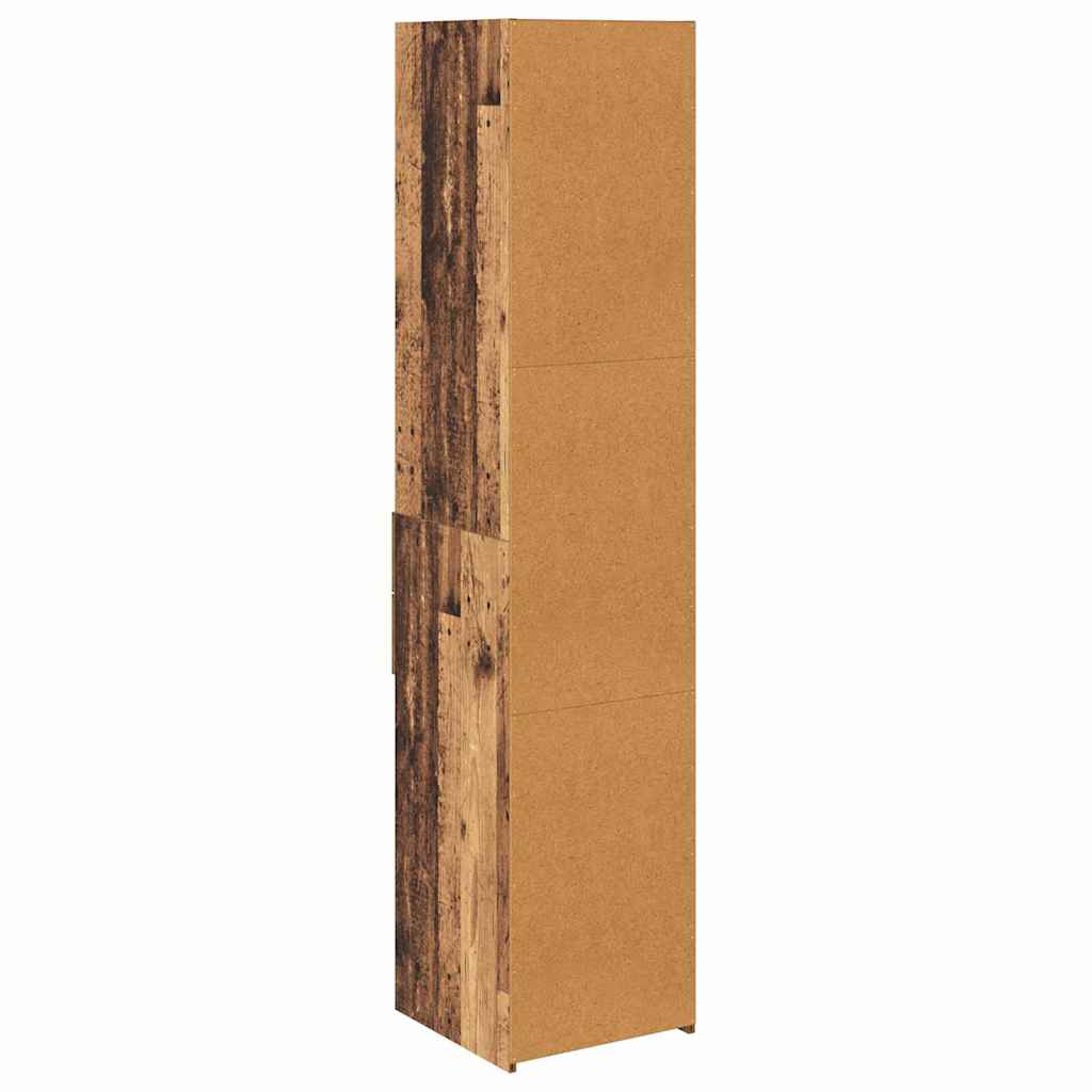Highboard Gammelt træ 40 x 42,5 x 185 cm Konstrueret træ