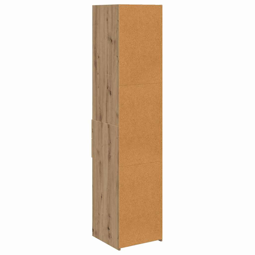 Highboard Artisan Egetræ 40 x 42,5 x 185 cm Konstrueret træ