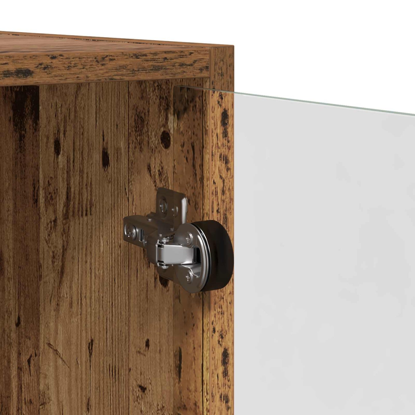Highboard 2 pcs Gammelt træ 68 x 37 x 142 cm Konstrueret træ