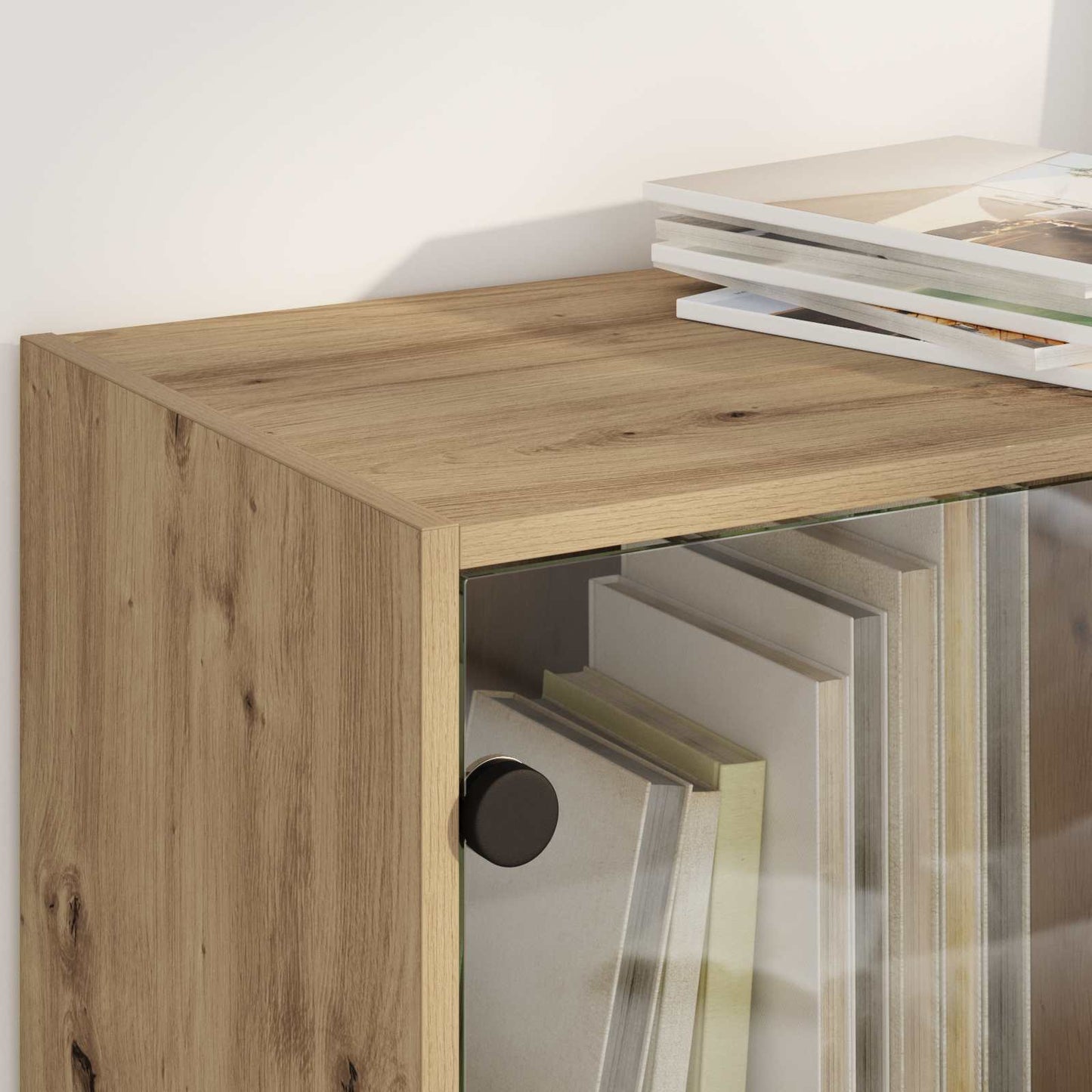 Highboard 2 stk. Artisan Egetræ 68 x 37 x 142 cm