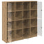 Highboard 2 stk. Artisan Egetræ 68 x 37 x 142 cm