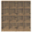 Highboard 2 pcs Artisan Egetræ 68 x 37 x 142 cm Konstrueret træ