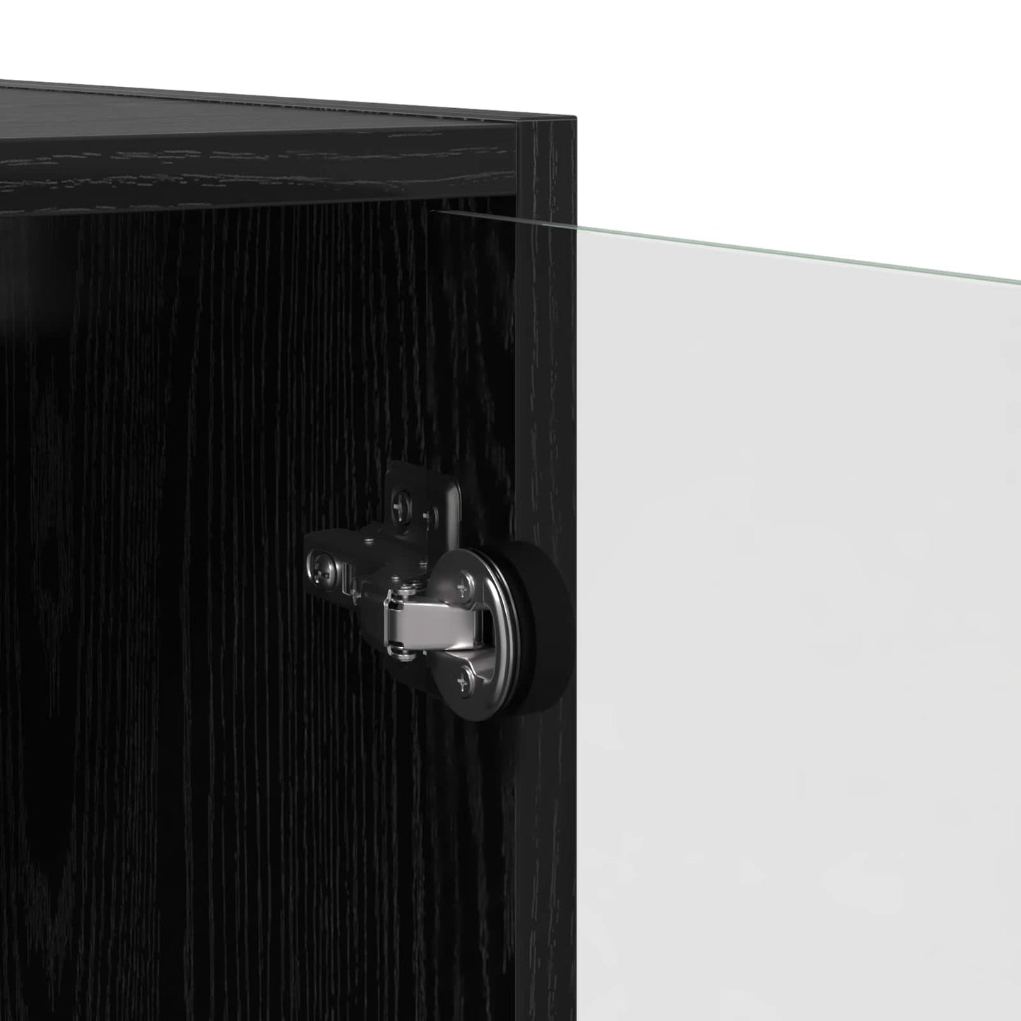Highboard 2 stk. Sort eg 68 x 37 x 142 cm Konstrueret træ