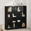 Highboard 2 stk. Sort eg 68 x 37 x 142 cm Konstrueret træ