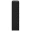 Highboard 2 stk. Sort eg 68 x 37 x 142 cm Konstrueret træ