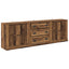 Sideboards med skuffe 3 pcs Gammelt træ 210 x 35,5 x 67,5 cm