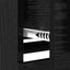 Sideboards 3 pcs Sort eg 210 x 35,5 x 67,5 cm Konstrueret træ