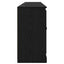 Sideboards 3 pcs Sort eg 210 x 35,5 x 67,5 cm Konstrueret træ