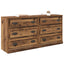 Sideboards med skuffe 2 pcs Gammelt træ 70 x 35,5 x 67,5 cm