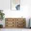 Sideboards 2 pcs Artisan Egetræ 70 x 35,5 x 67,5 cm