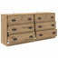 Sideboards 2 pcs Artisan Egetræ 70 x 35,5 x 67,5 cm