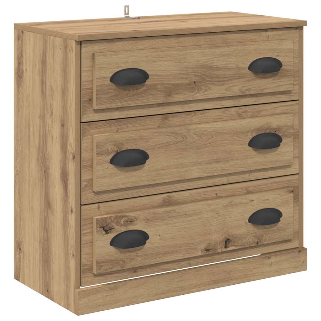 Sideboards 2 pcs Artisan Egetræ 70 x 35,5 x 67,5 cm