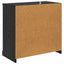 Sideboards 2 pcs Sort eg 70 x 35,5 x 67,5 cm Konstrueret træ