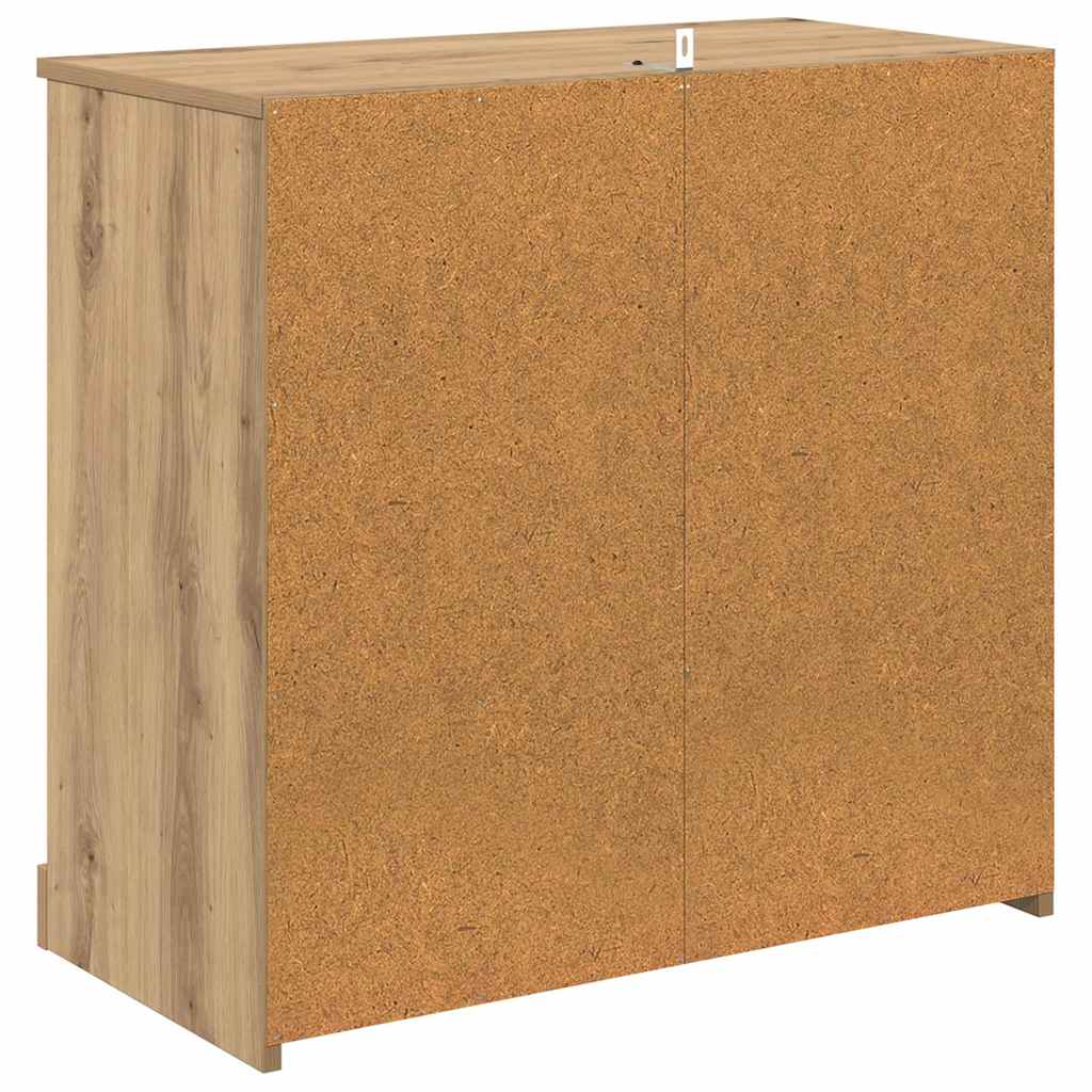 Sideboards 2 pcs Artisan Egetræ 70 x 35,5 x 67,5 cm
