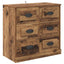 Sideboards med skuffe 2 pcs Gammelt træ 70 x 35,5 x 67,5 cm