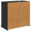 Sideboards 2 pcs Sort eg 70 x 35,5 x 67,5 cm Konstrueret træ