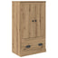 Highboard 3 pcs Artisan Egetræ 132 x 35,5 x 103,5 cm