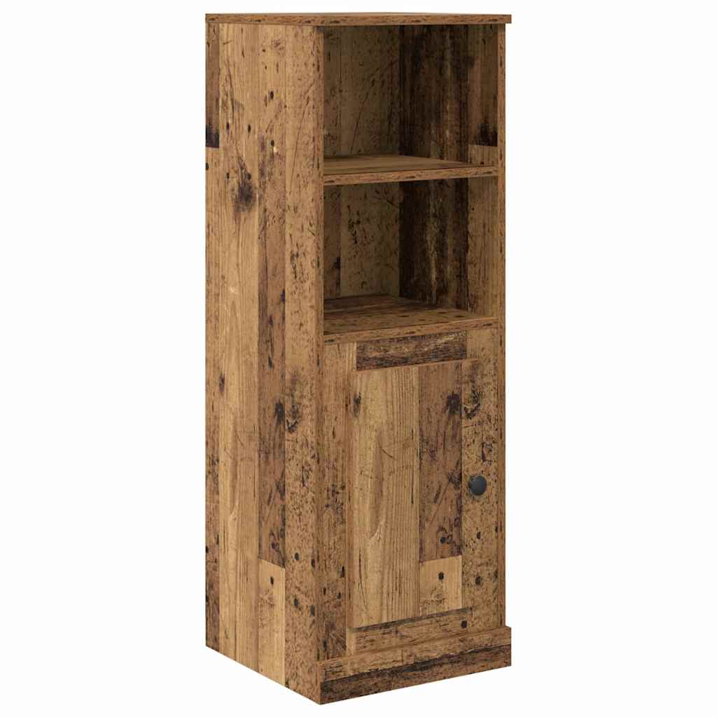 Highboard med skuffe 3 pcs Gammelt træ Konstrueret træ