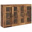 Væggeskabe 2 pcs Gammelt træ 69,5 x 34 x 90 cm Konstrueret træ